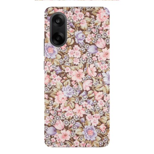 Oneplus Nord CE 5 Blue Roses Transparent Silicone TPU Θήκη